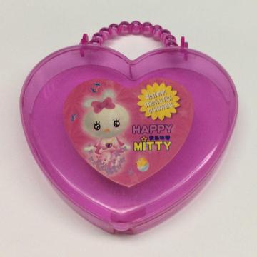 Confezione regalo in plastica a forma di cuore