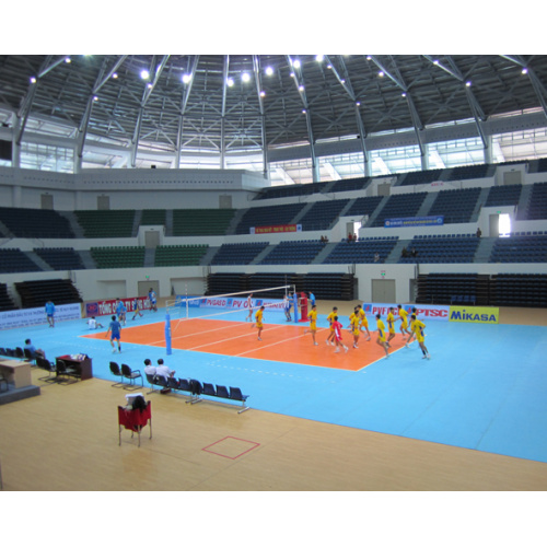 Piso de quadra de vôlei esportivo