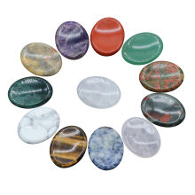 Natural Crystal Gemstone Dalmatian Jasper Worry Stone: A Multi-Faceted Tool for Massage, Healing, and Stress Relief