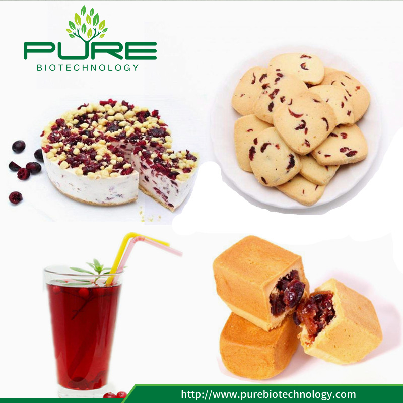 تطبيق استخراج التوت البري: Application of Cranberry Extract: