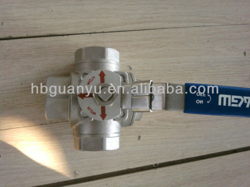 3 way valve stainless steel 3 way ball valve