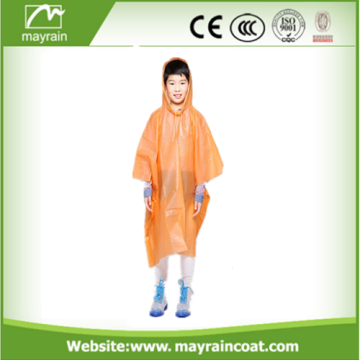 Factory Directly PE Poncho Disposable Rain Poncho