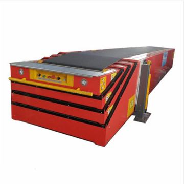 Truck loading conveyor telescopic belt conveyor