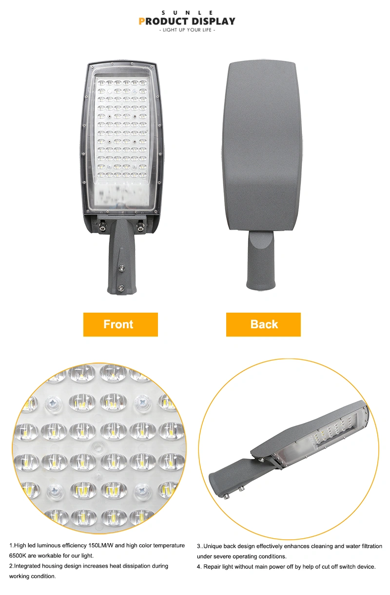 IP 65 Aluminum Alloy LED Street Lighting Waterproof Outdoor LED Street Lamp