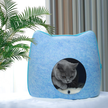 Four Seasons Detachable Cat Nest - Red Cat Head Shaped Pet Supply