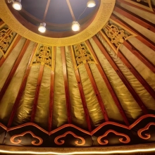 Mongolian Style Hotel Woodwork Decorations