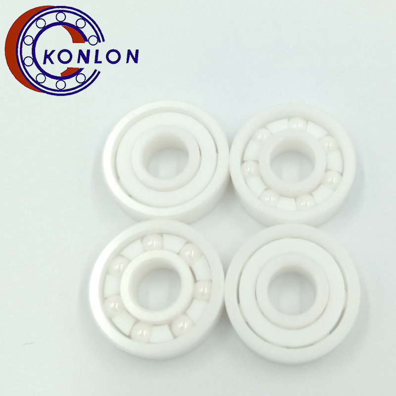 Oem customized ceramic bearing full zro2 with ptfe cage 6200 6200-2rs 10*30*9mm anti-rust for bicycle