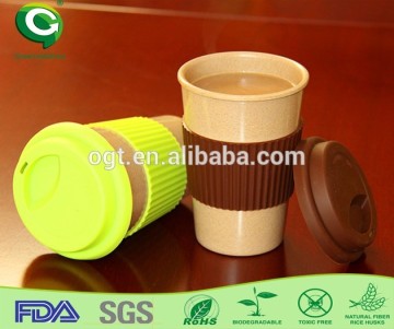 bamboo fiber coffee cup mug