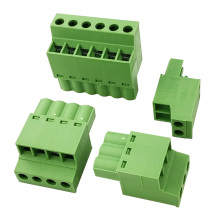 Pitch 5.08mm same-direction flat-out pluggable female terminal block connector