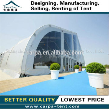 Flexibility Of Design PVC Curved Tent For Sale