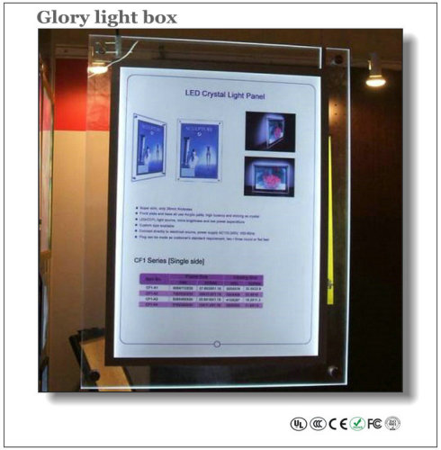 Hanging Acrylic Crystal LED Panel