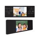 Wall-mounted LCD touch screen blackboard