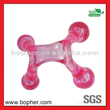 novelty round plastic handheld massager