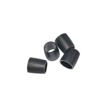 Black Cylindrical Knob Silicone Anti-Slip Sleeve