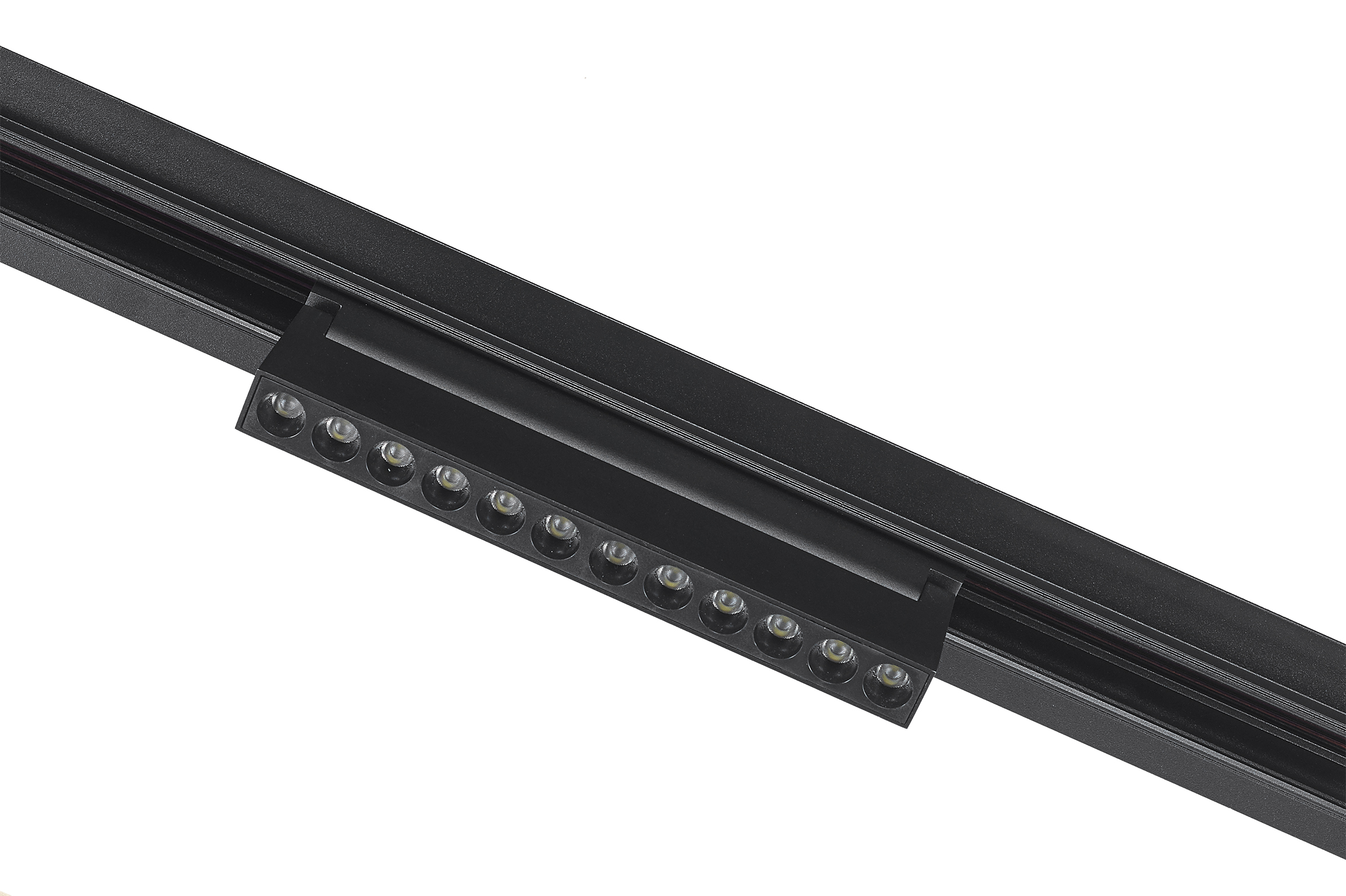 Folding Grille Etl Track Light 48v Dimmable Track Lighting Panel Recessed Pendant Surface Mounted 1m 1.5m 2m Track Rail