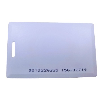 RFID Card 125KHz 1.8mm Thickness Clamshell Card TK4100: Detailed Information and Specifications