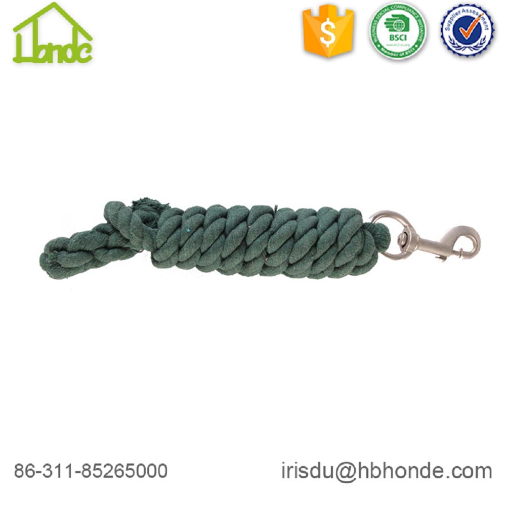 Green Durable Cotton Horse Lead Rope