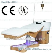 Luxury Hair Salon Backwash Units Massage Shampoo Bed