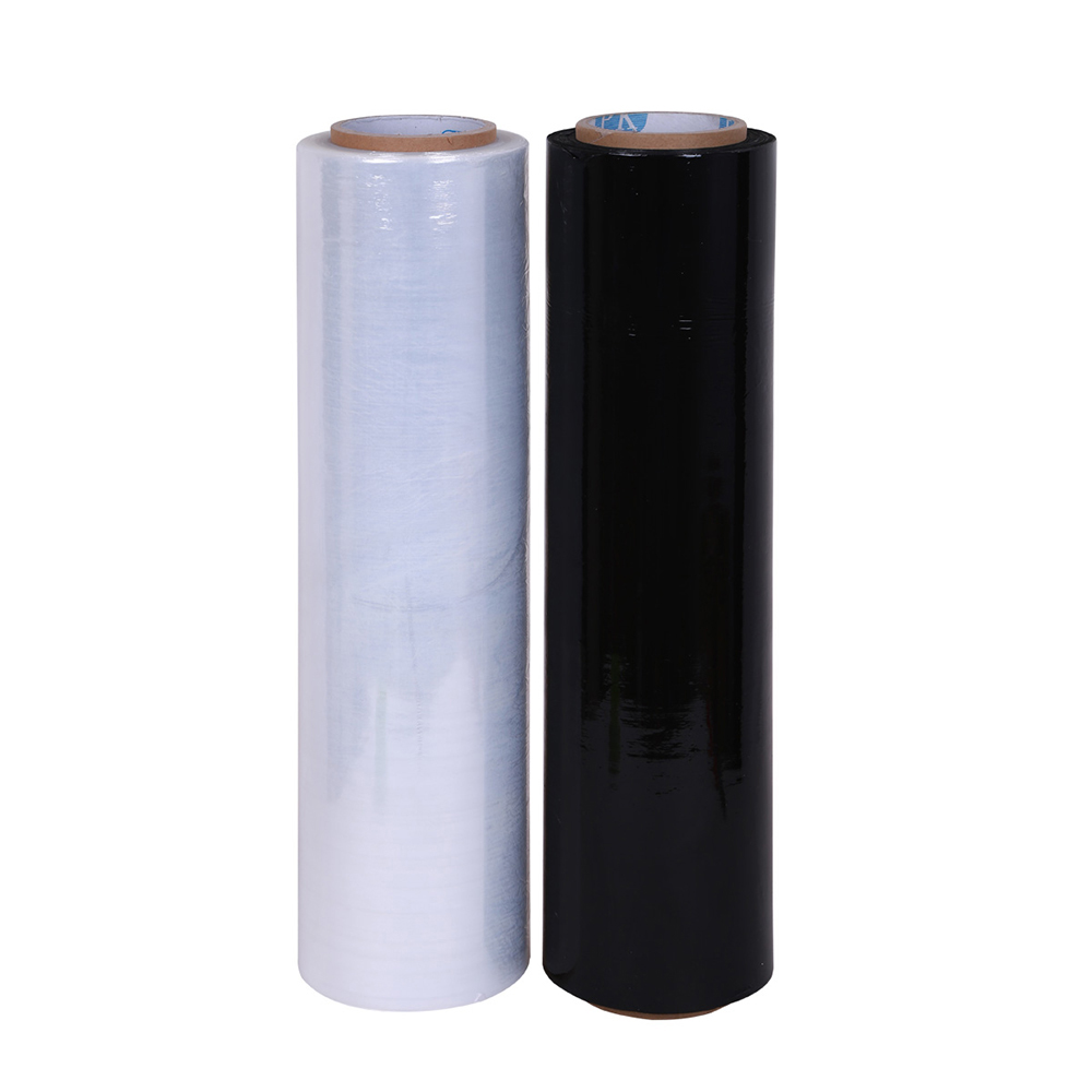 Black Stretch Wrap Plastic Film Roll za poljoprivredu