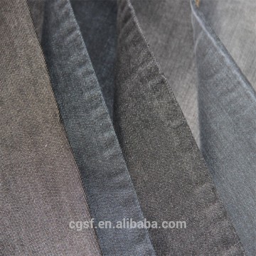 Slub Yarn denim lycra fabric black denim fabric,SF1158