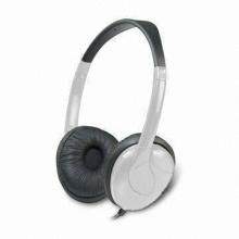 DJ Headphone with 3.5mm Stereo Plug, Used for MP3/MP4 Players/Apple's iPods/DVDs/CDs
