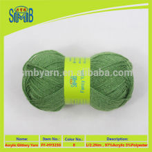chinese oeko-tex plain yarn manufacturer shingmore hot sale glittery knitting yarn for hand knitting