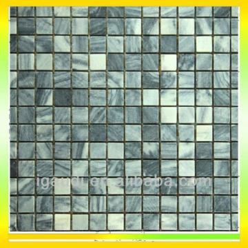 cobble stone mosaic tile bathroom