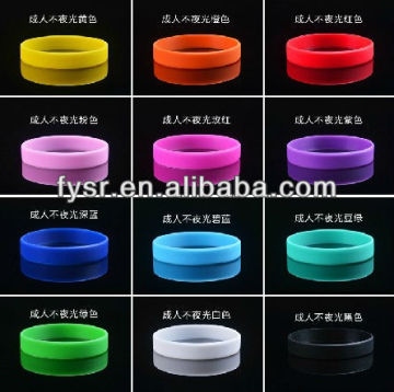 plain silicone wristband/bands/bracelet/