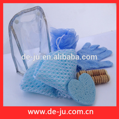 Sponge Soap Flower Five Items Disposable Bath Items