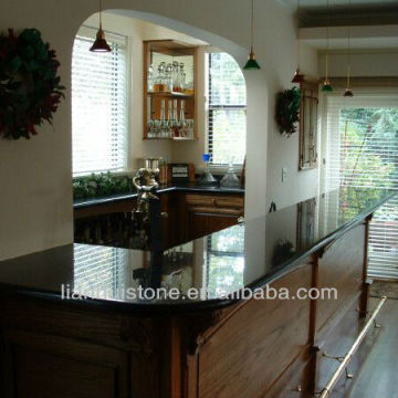 absolute black granite countertop for kitchen