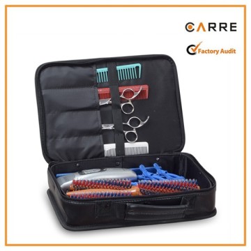 professional hair beauty kit leather barber tool bag