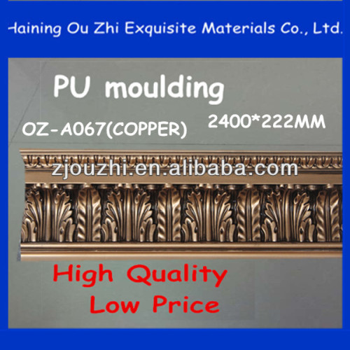 Polyurethane cornice moulds / ceiling cornice for wall decoration