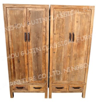 Vintage Country living solid wood armoire wardrobe