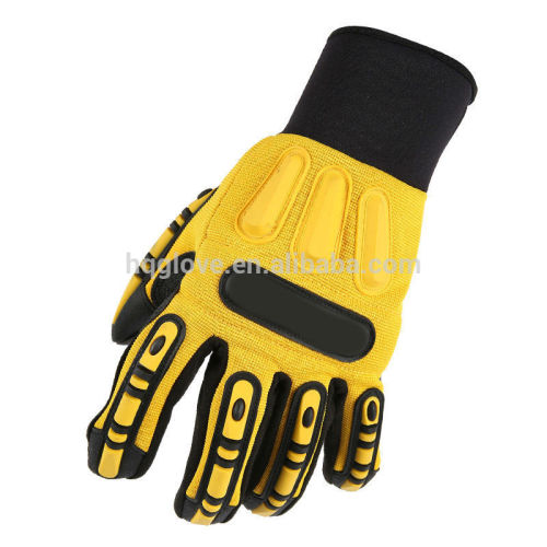 finger protection high visibility safety glove