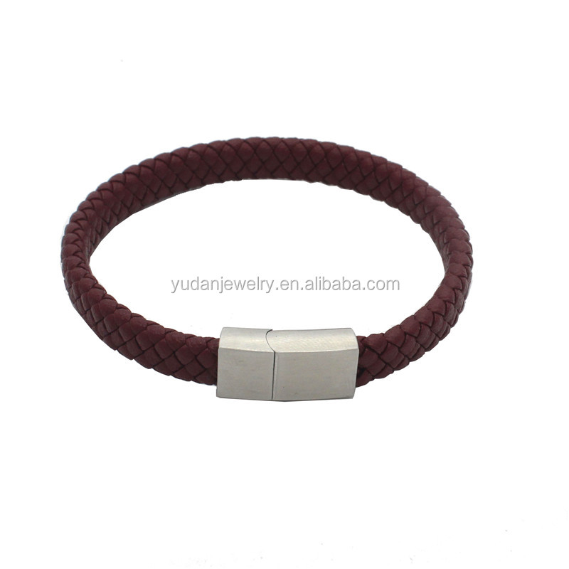 China Manufacturer wholesale buckle leather bracelet