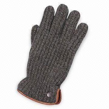 Men's Acrylic Knitted Gloves with Thinsulate Lining