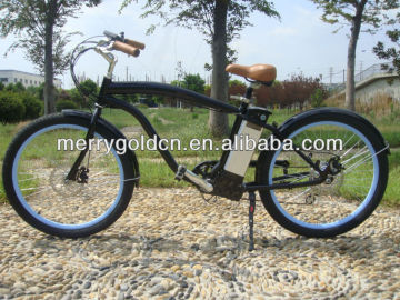 Man beach cruzer bike with big power motor