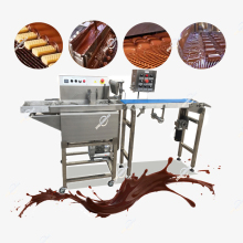 Multifunctional Chocolate Belt Coating Enrobing Machine with Cooling Conveyor
