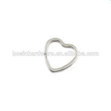 Wholesale Metal Steel Bulk Creative Heart Shaped Split Key Rings