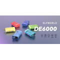 Популярный Elfworld DE 6000 одноразовый вейп-электронная сигарета