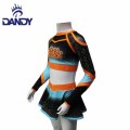 Aangepaste sublimatie cheerleading kleren gejuich kleding cheer uniformen met shorts