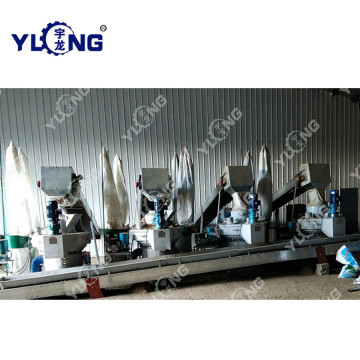 220kw Poplar Biomass pellet making machine