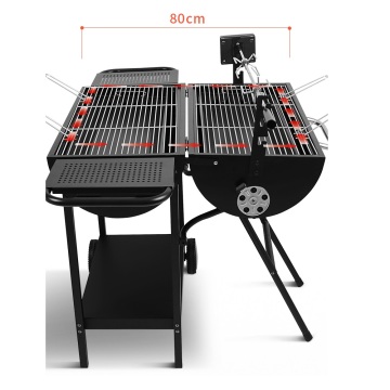 easily assembled bbq hut grill cabin