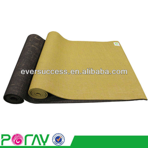 High quality jute yoga mat/ linen yoga mat/ organic yoga mat