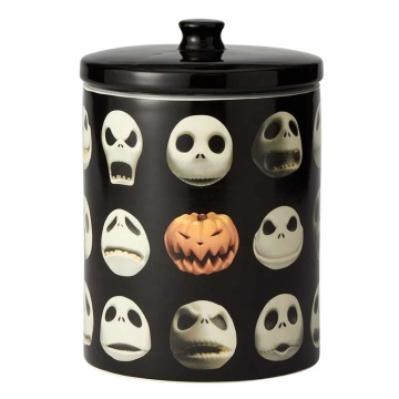 Enesco Ceramics Nightmare Before Christmas Jack Skellington Cookie Jar, 9.25 Inch