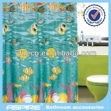 Fancy polyester shower curtain fabric