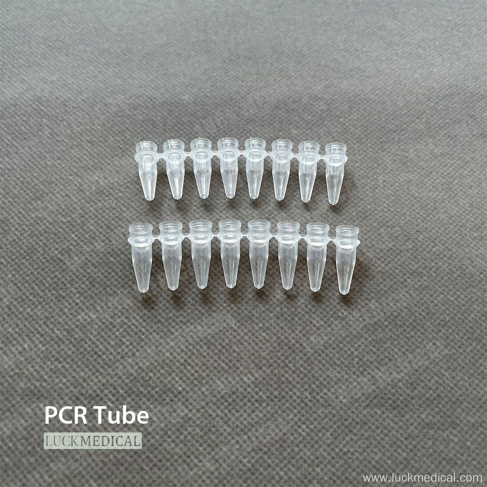 Plastic PCR Tubes With Caps