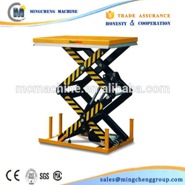 fixed scissor lift platform/hydraulic scissors working platform