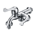 Cynkowa podwójna rączka Wash Machine Faucet Tap Bibcock