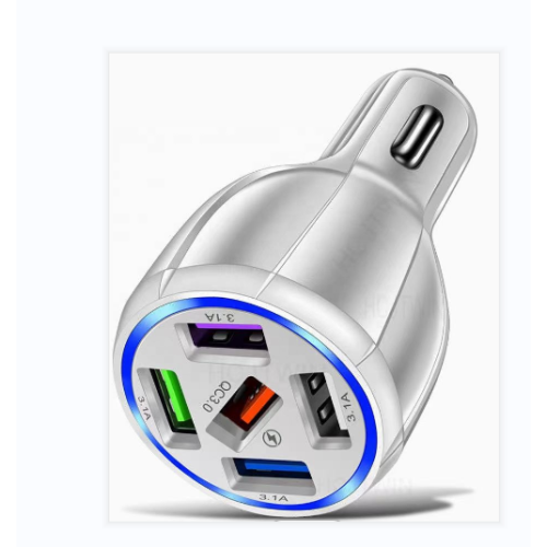 New 3-hole IPhone Quick Charging USB Car Charger